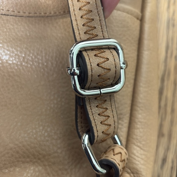 Aimee Kestenberg Tamitha Mini Backpack Soft Pebbled Leather Tan - Picture 9 of 16